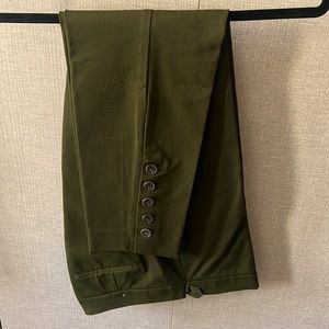 Olive green Chatham ankle pants
